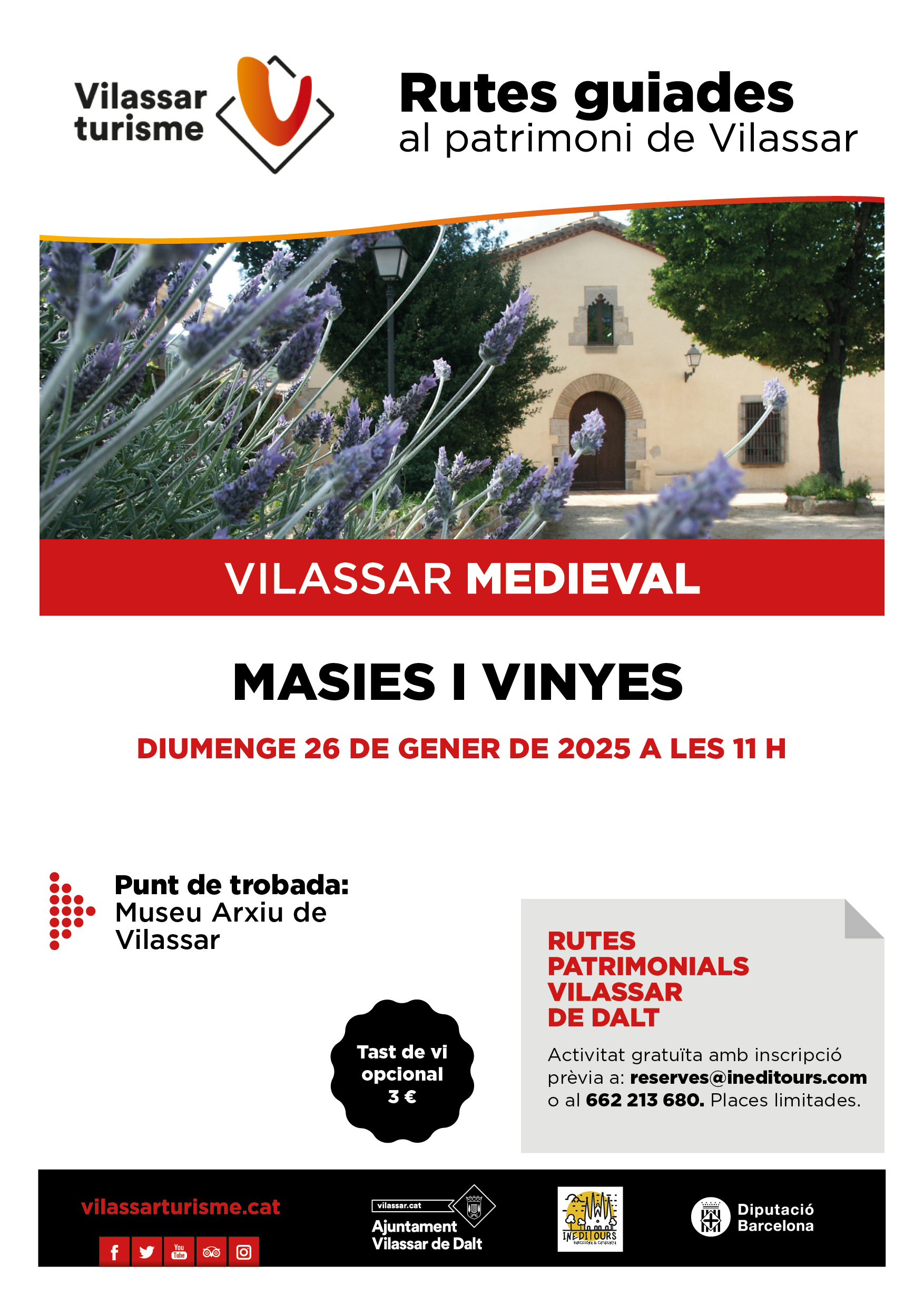 Ruta guiada 'Masies i vinyes'