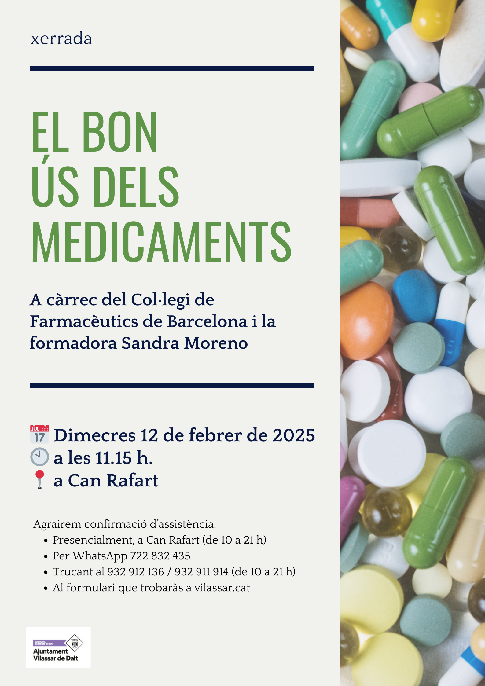 Xerrada 'El bon ús dels medicaments'