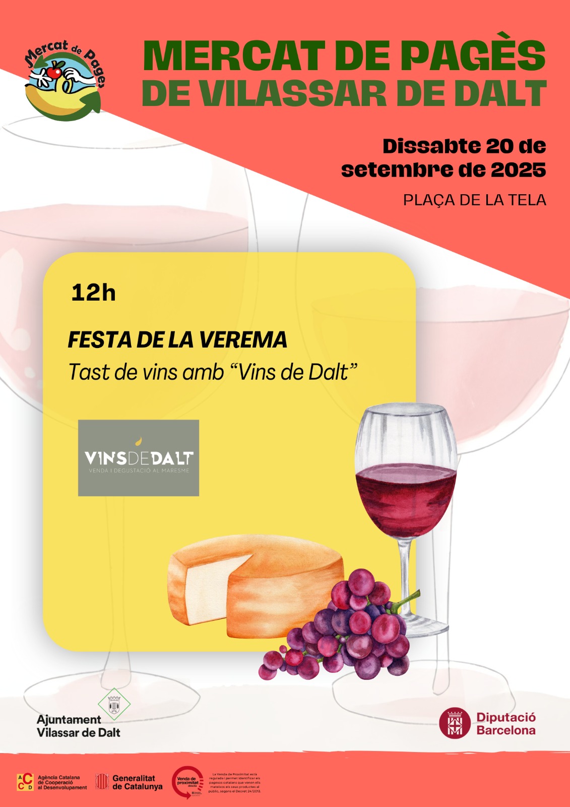 Festa de la verema al Mercat de pag&egrave;s