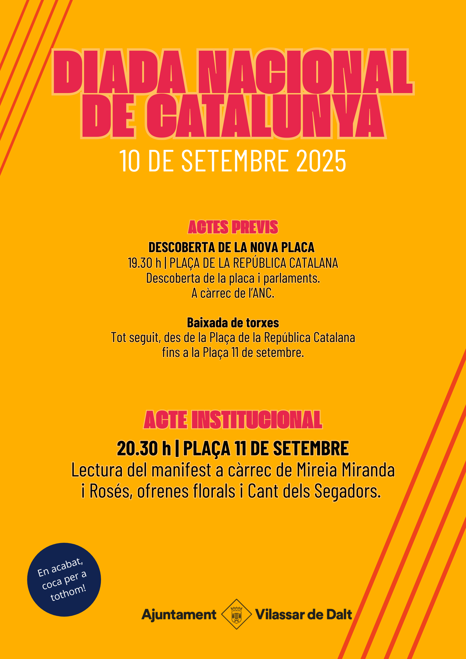 Actes de la Diada Nacional de Catalunya