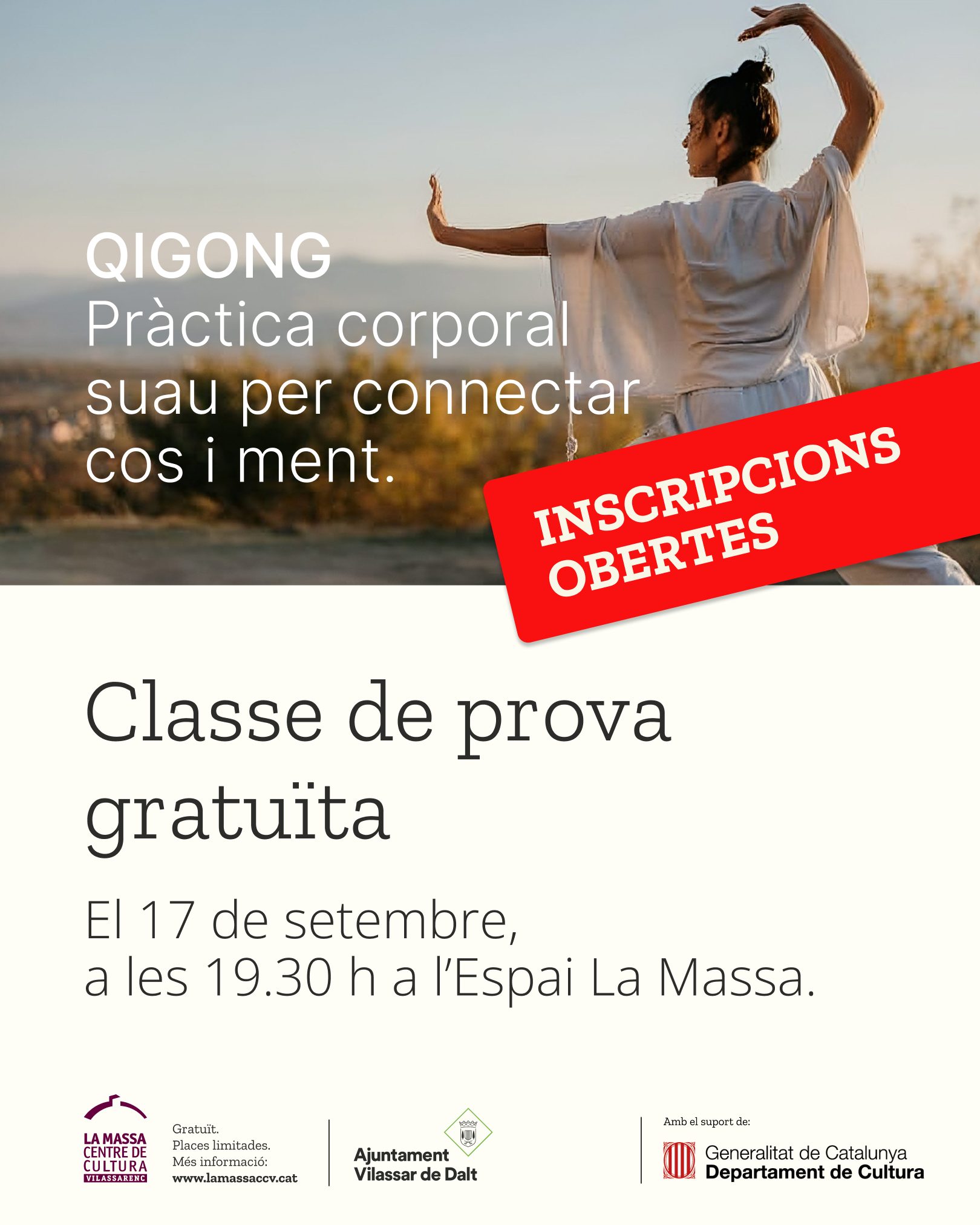 Classe de prova gratuïta de Qigong