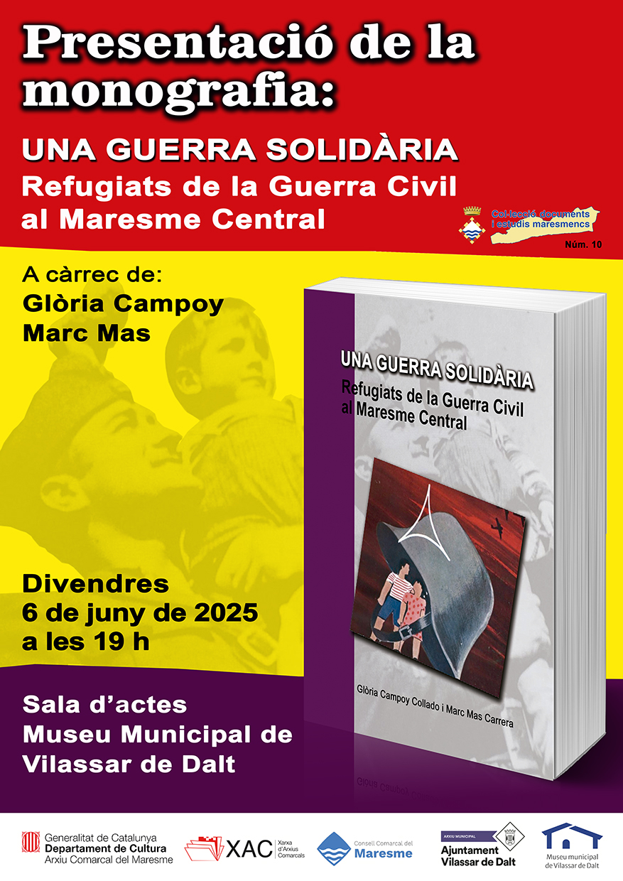 Presentació de la monografia 'Una guerra solidària'