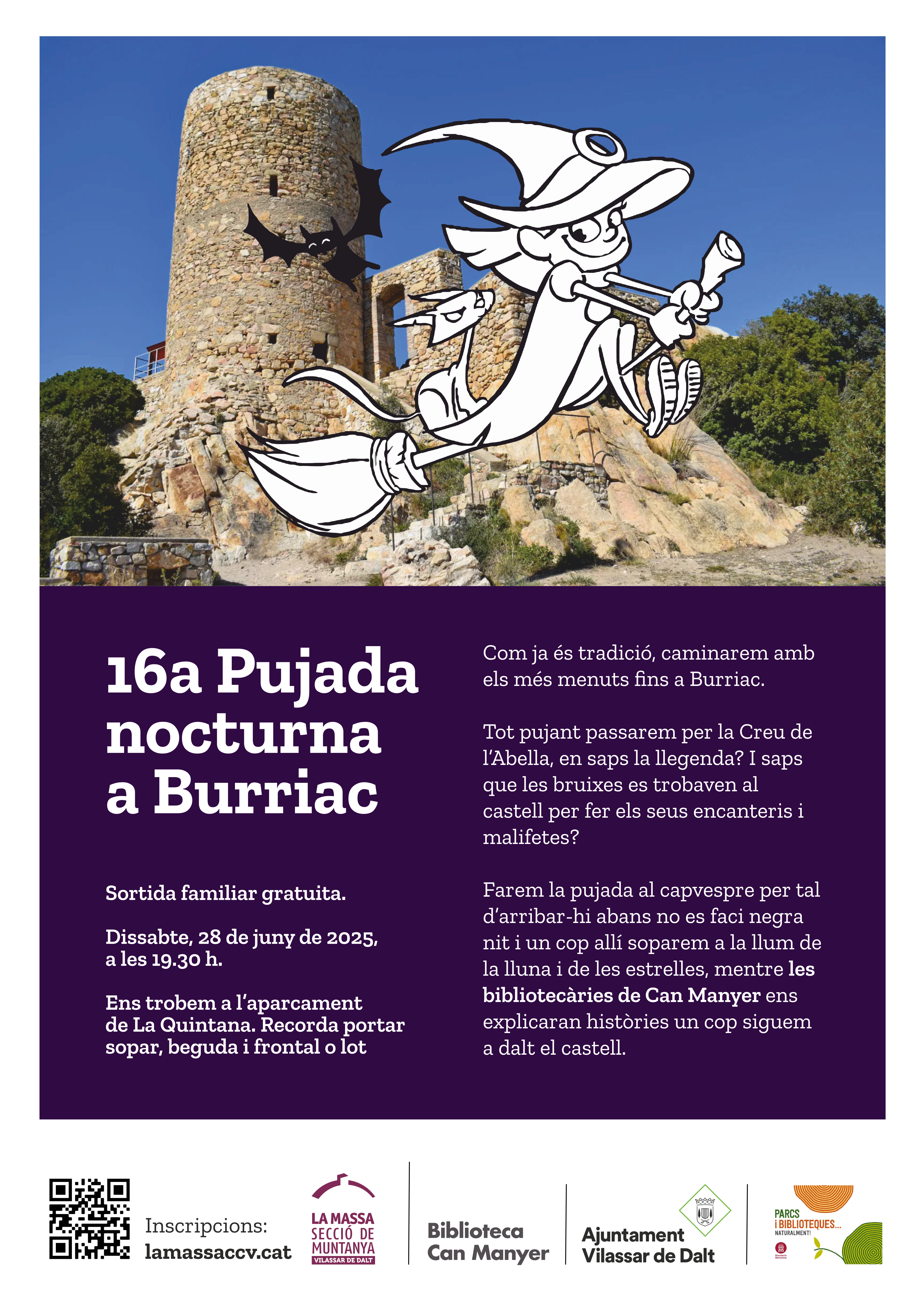 Pujada nocturna a Burriac