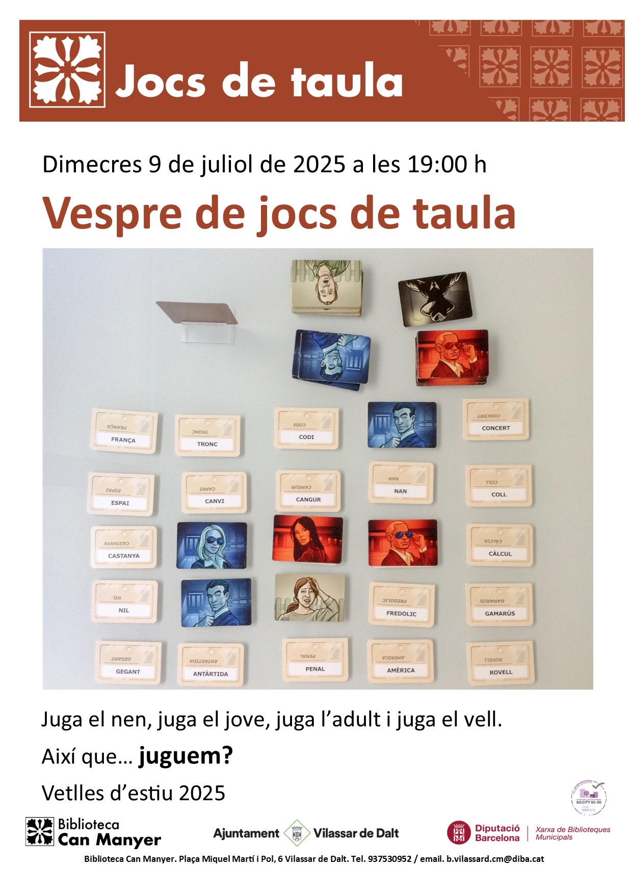Jocs de taula a la Biblioteca