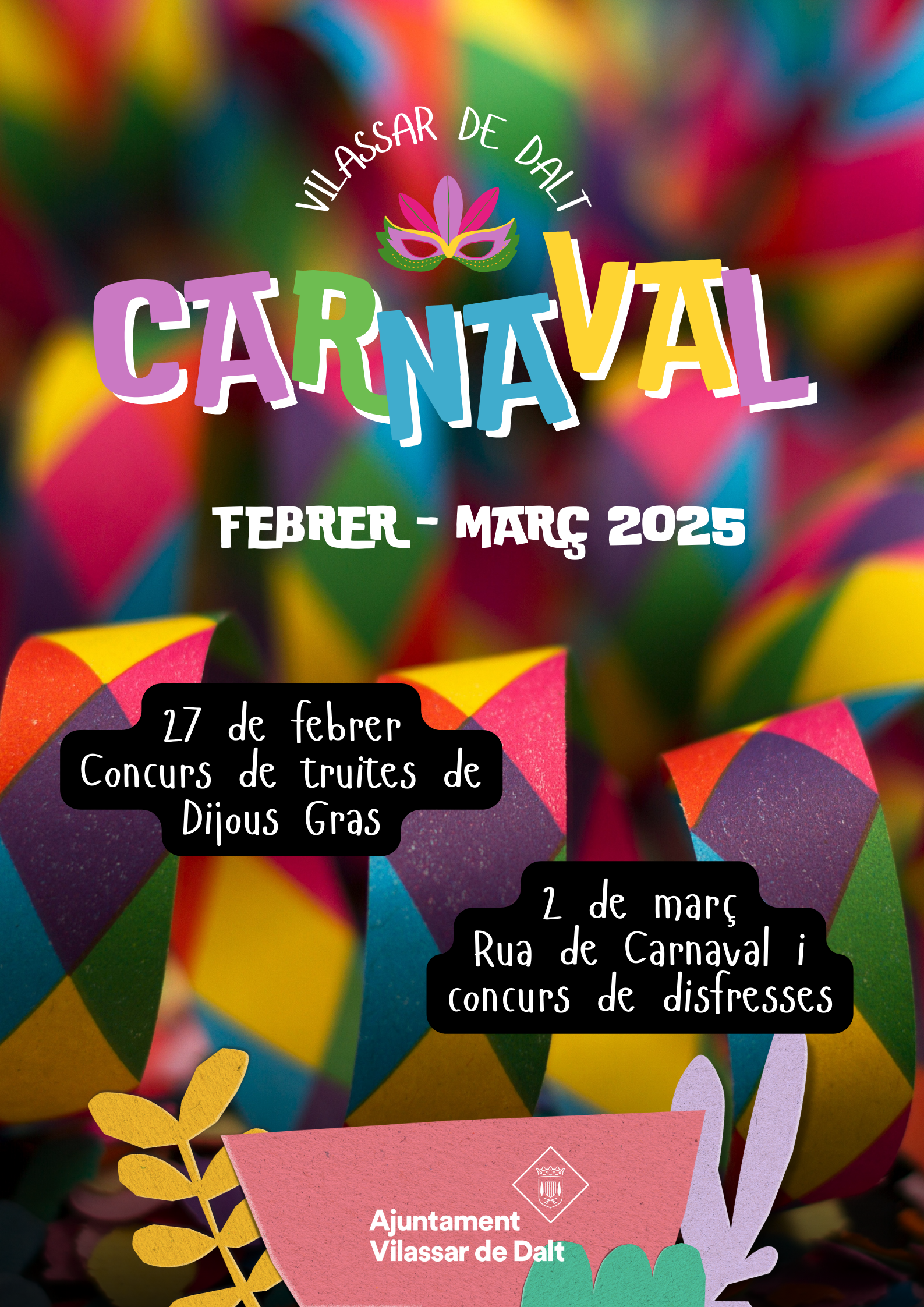 Ja et pots inscriure a les activitats del Carnaval 2025!