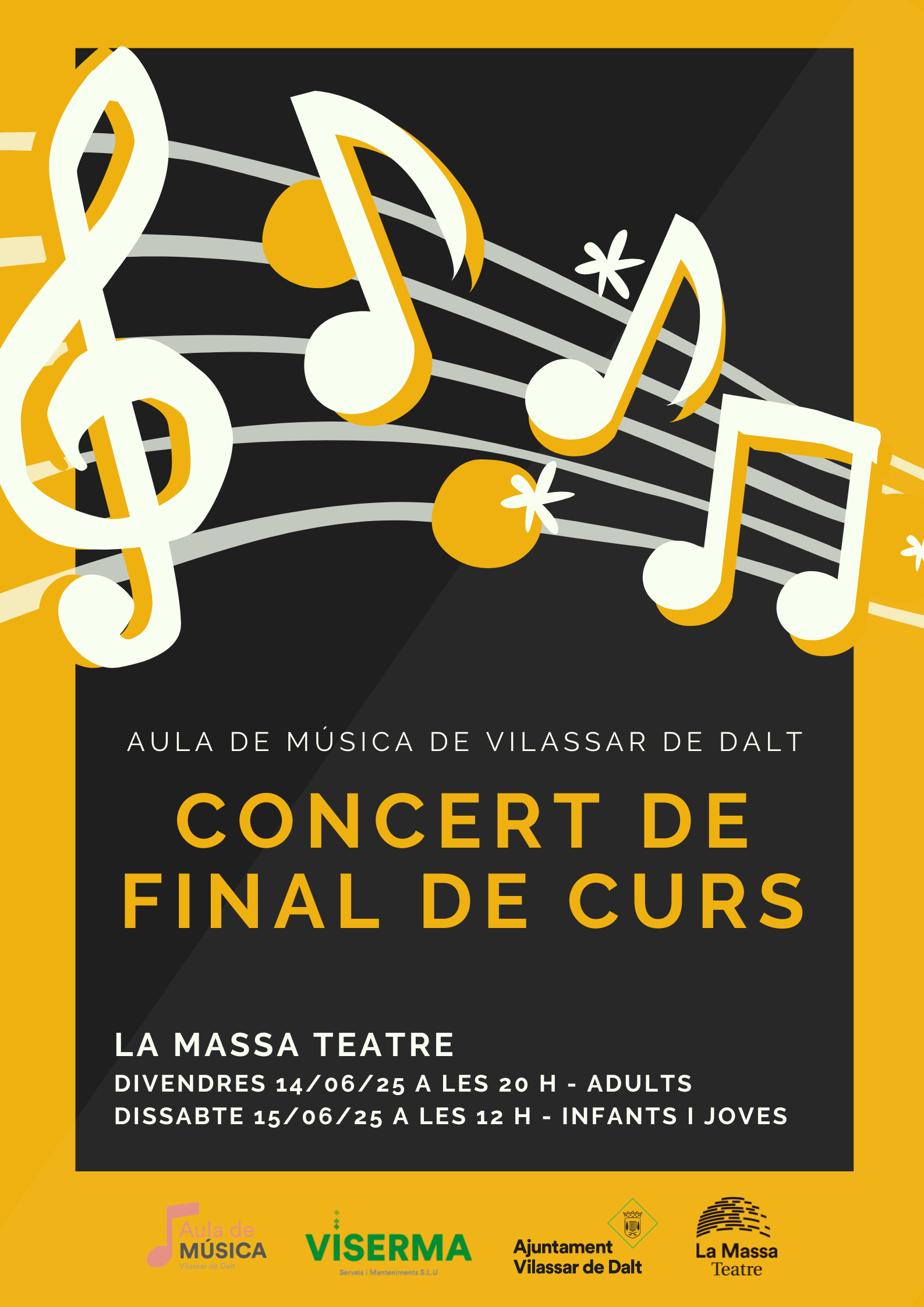 Concert de final de curs d'infants i joves de l'Aula de música