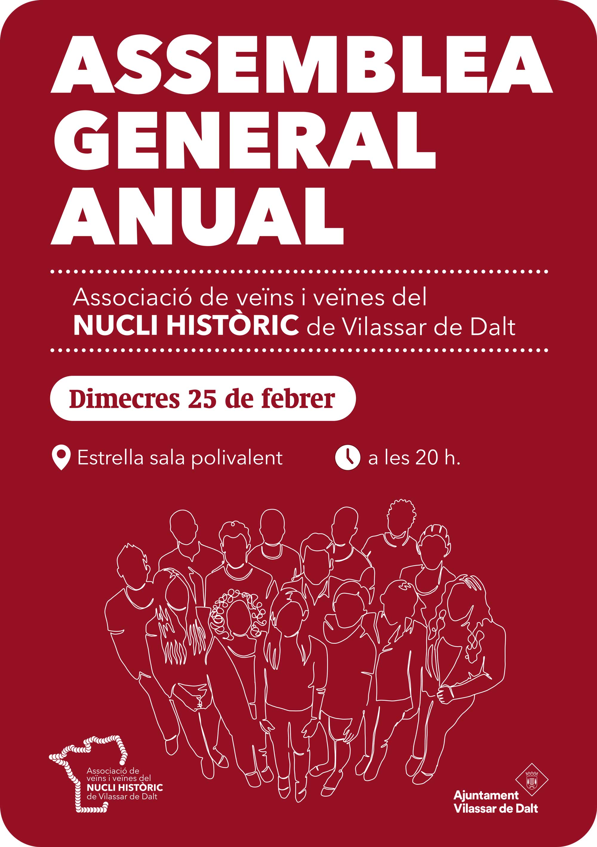 Assemblea general de l'AAVV del nucli hist&ograve;ric