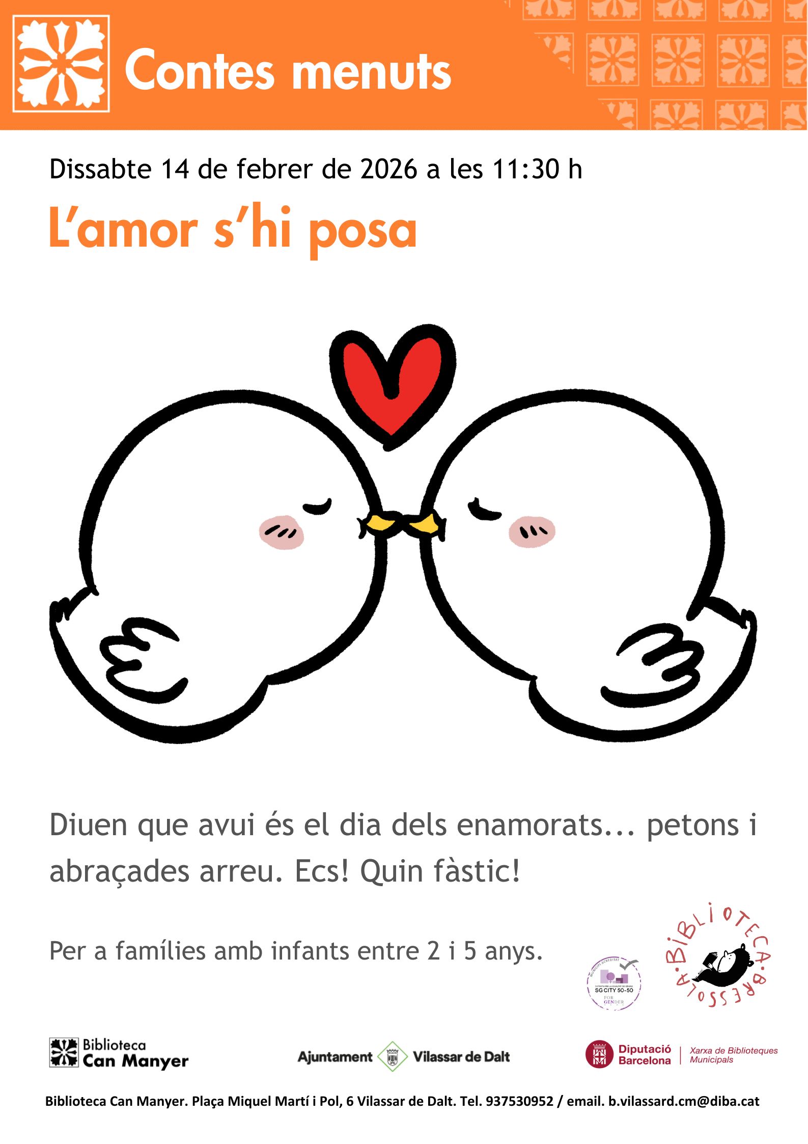 Contes menuts: 'L'amor s'hi posa'