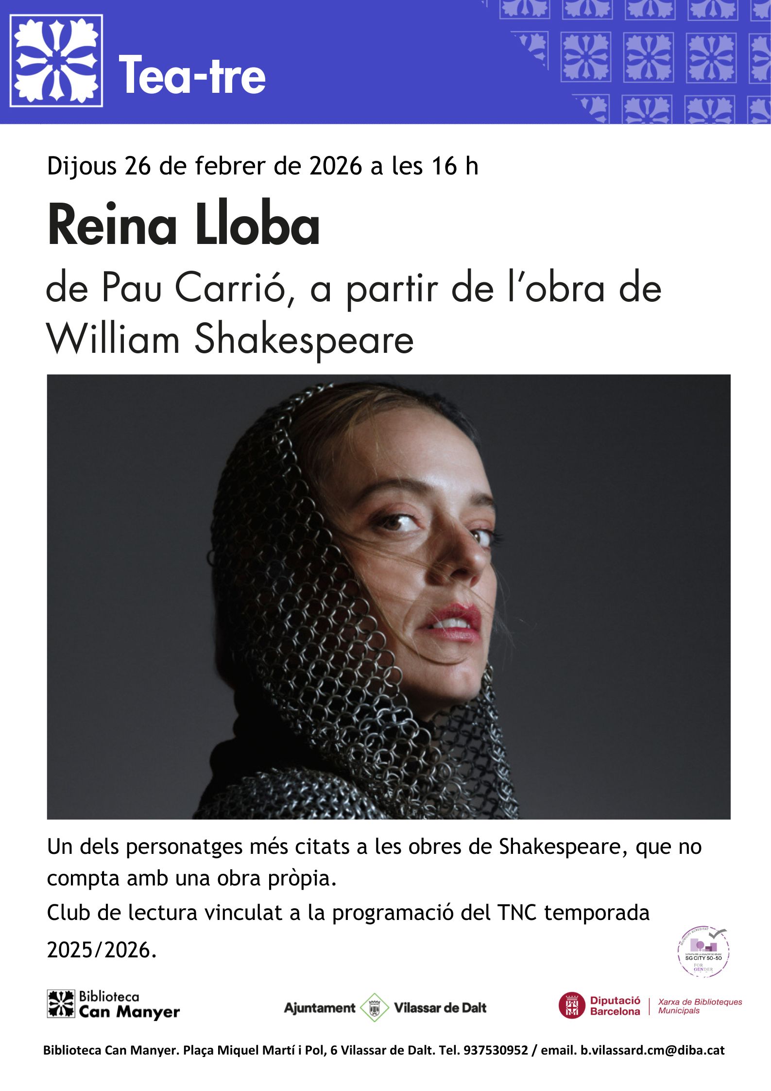 Tea-Tre: 'Reina Lloba'