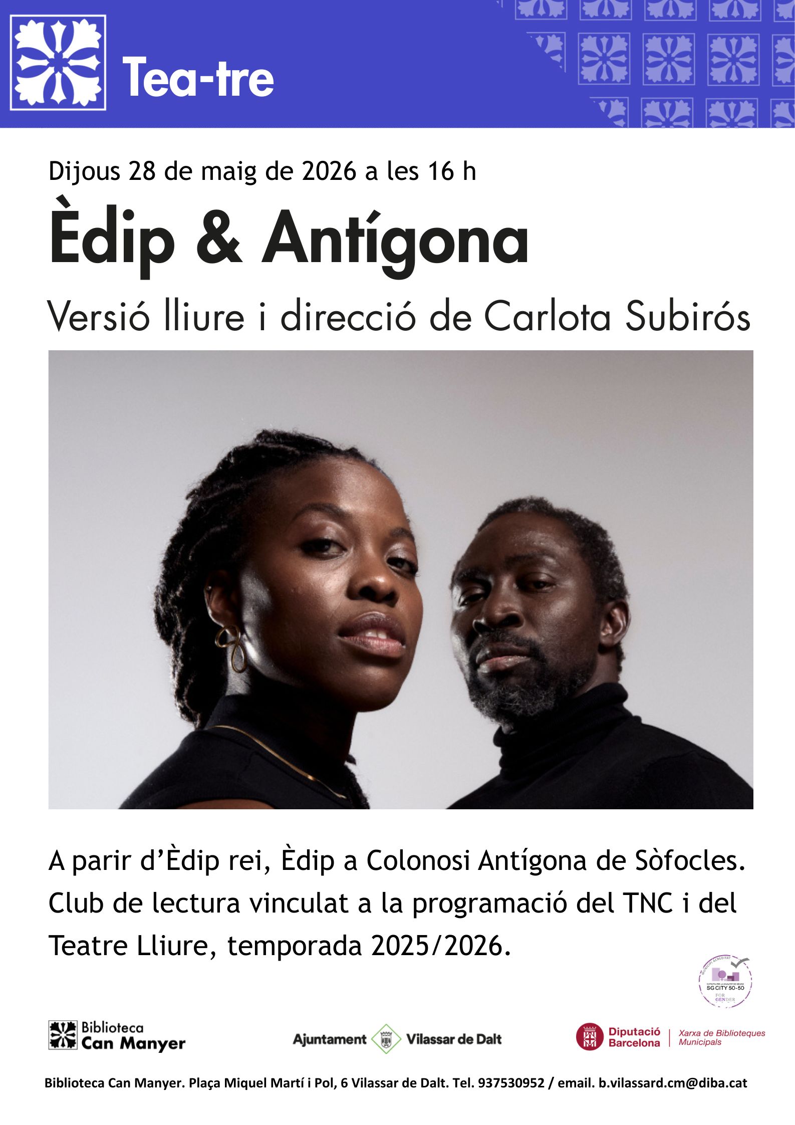 Tea-Tre: '&Egrave;dip & Ant&iacute;gona'