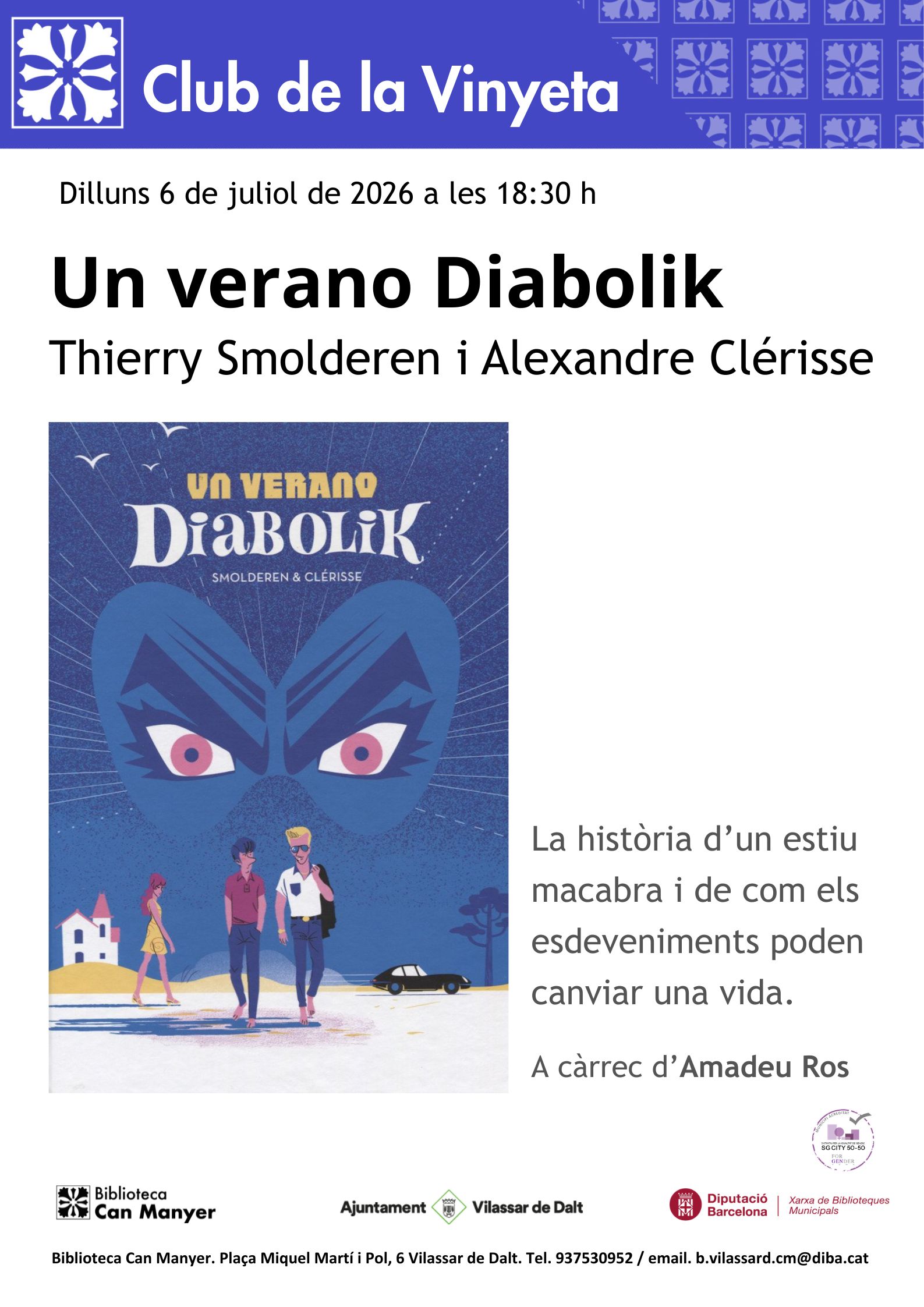 Club de la Vinyeta: 'Un verano Diabolik'