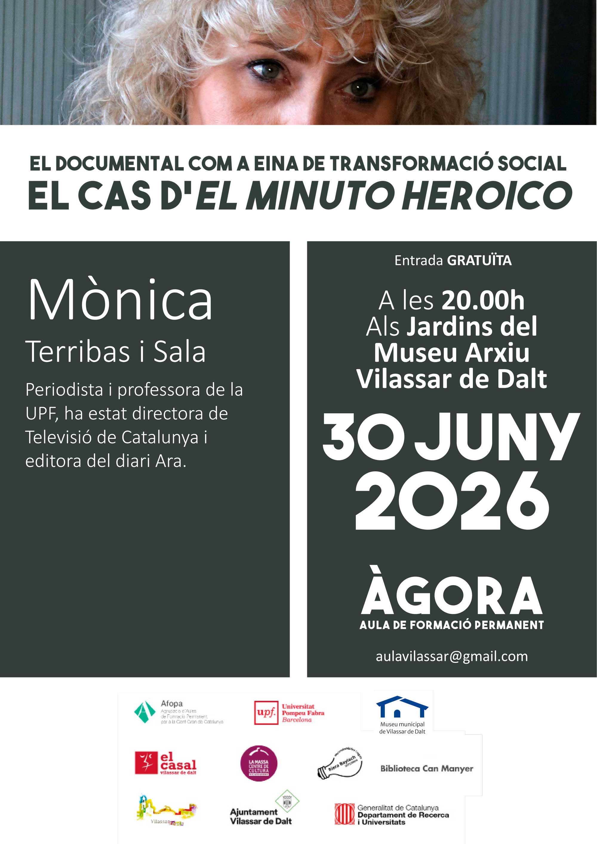 Vetlles d'estiu: Conferència de Mònica Terribas