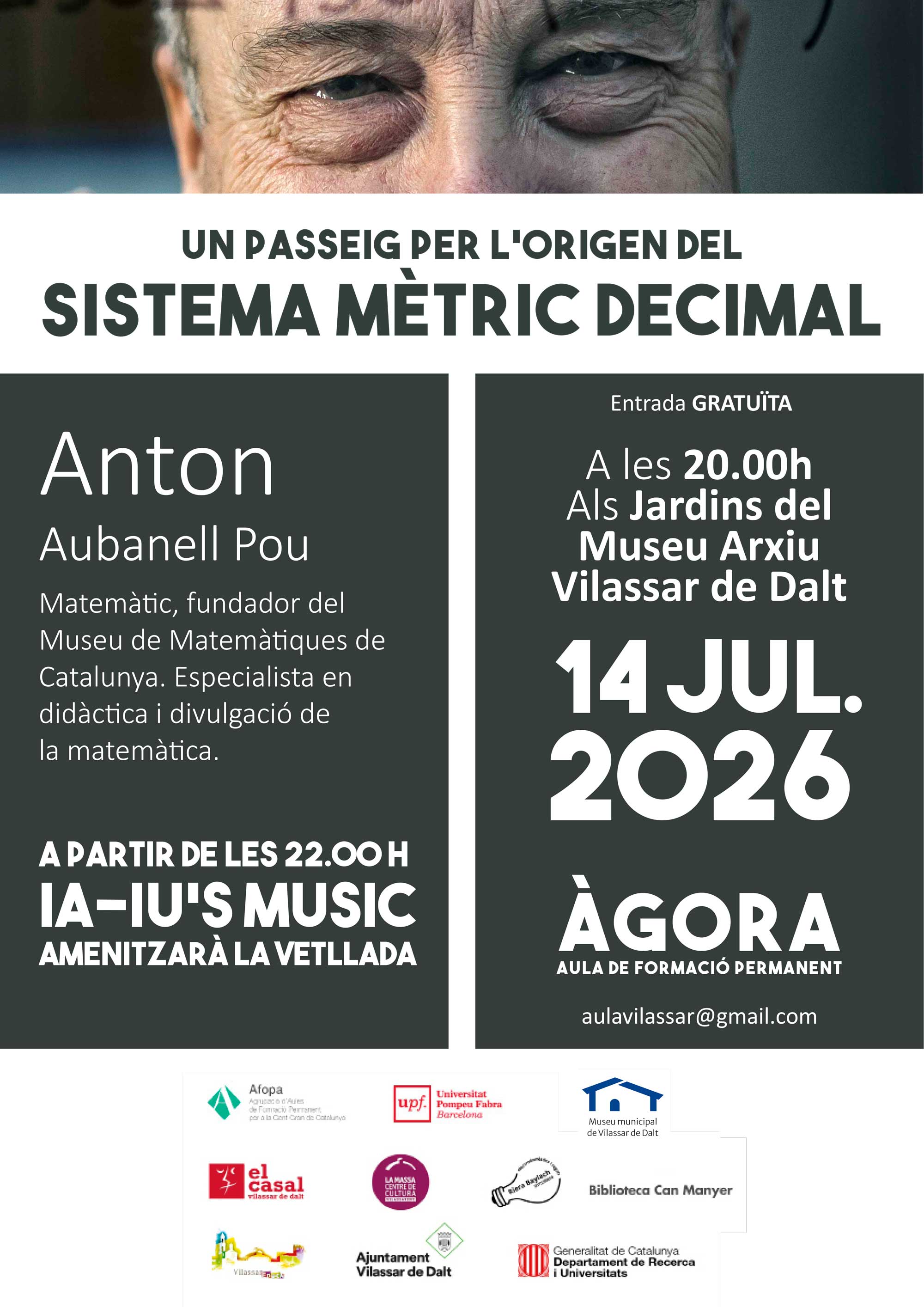 Vetlles d'estiu: Conferència d'Anton Aubanell