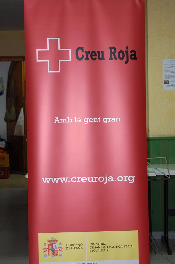 creu roja amb la gent gran