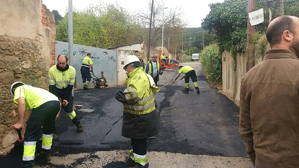 Pavimentació torrent Daniel