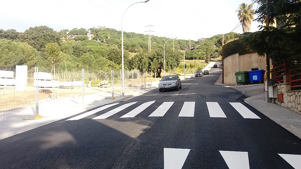 Pavimentació Av. Comptal