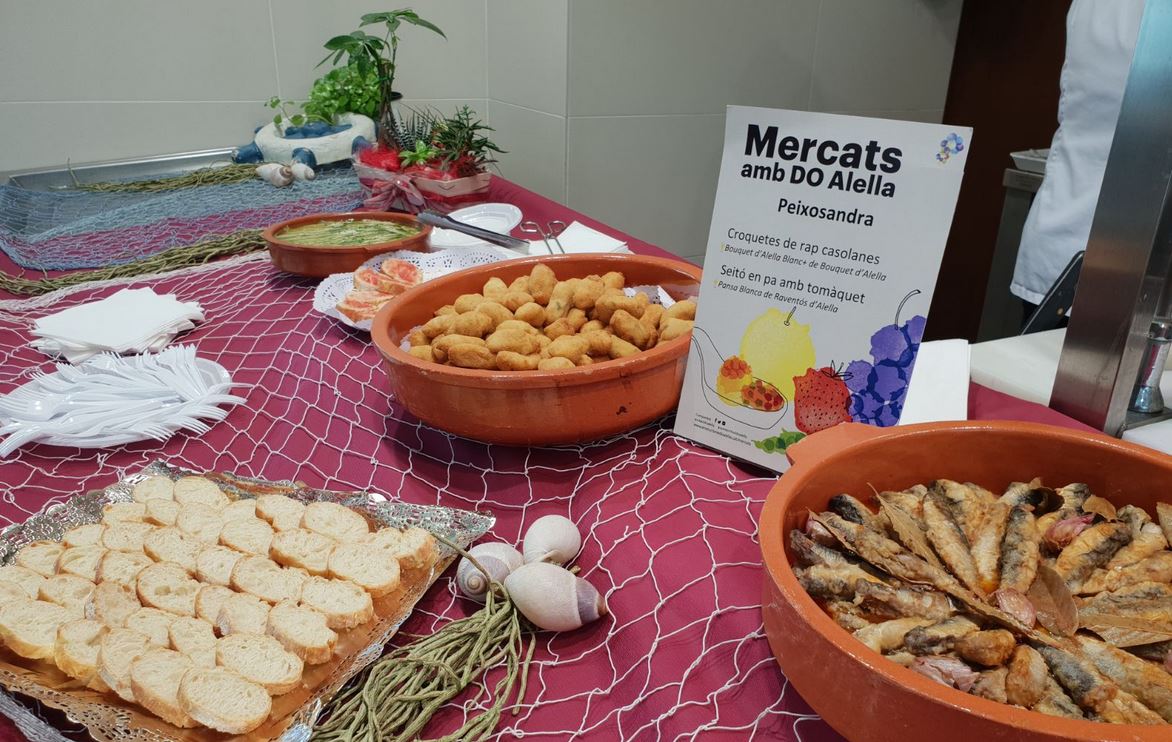 Mercats amb DO Alella al mercat de can Robinat