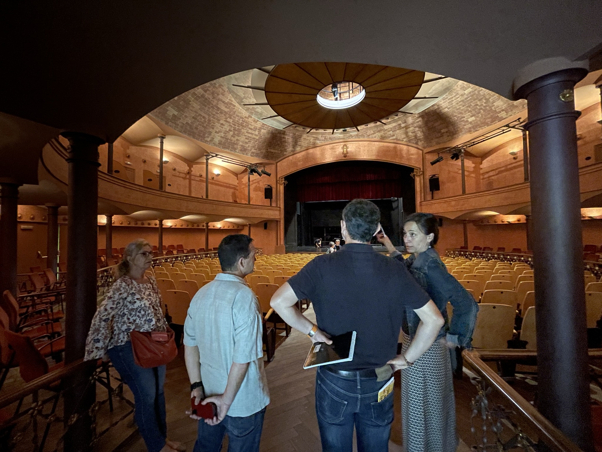 El Director dels Serveis Territorials de Cultura de la Generalitat de Catalunya, Andreu Felip, visita Vilassar de Dalt