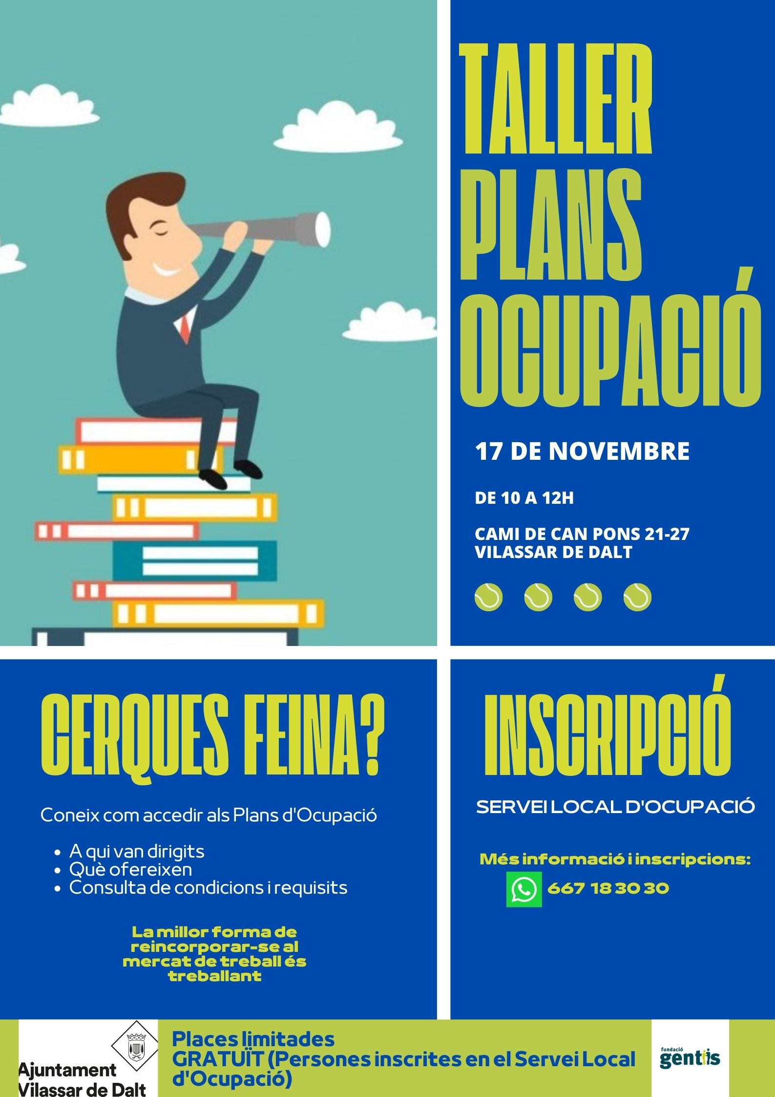 Coneixes els Plans d'Ocupació?