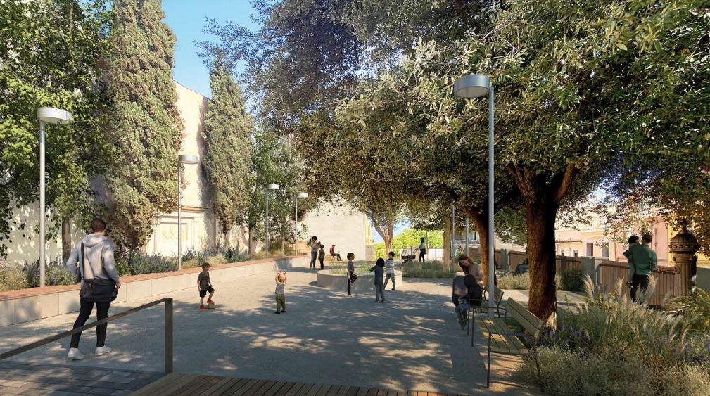 Comença la renovació dels jardinets d'Anton Feliu