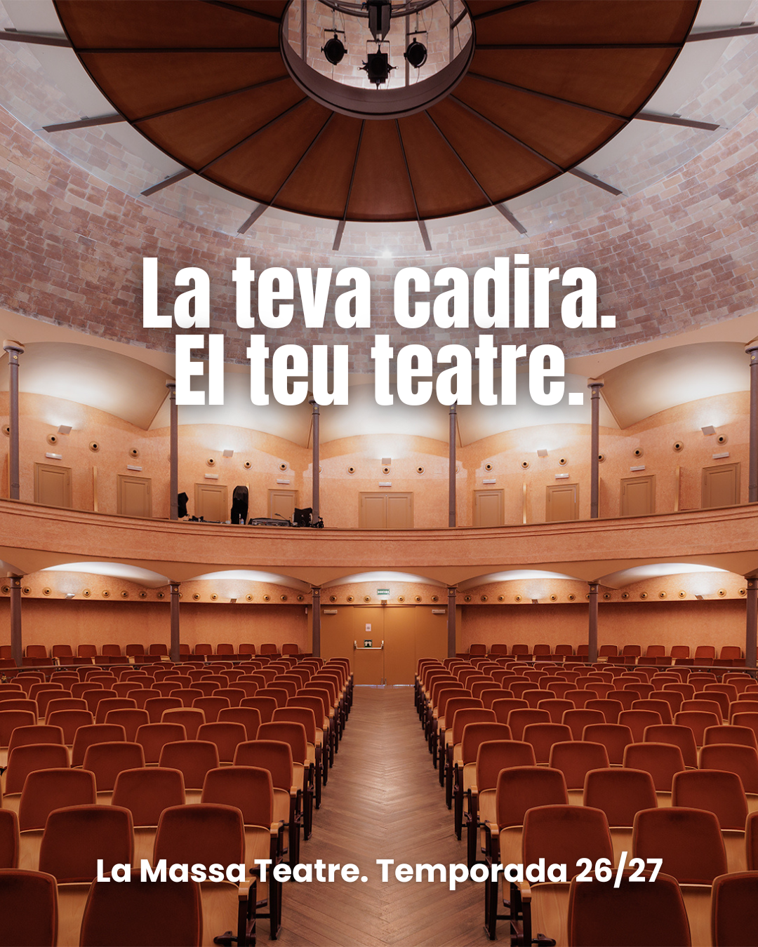Tria la teva cadira a la nova temporada de La Massa Teatre